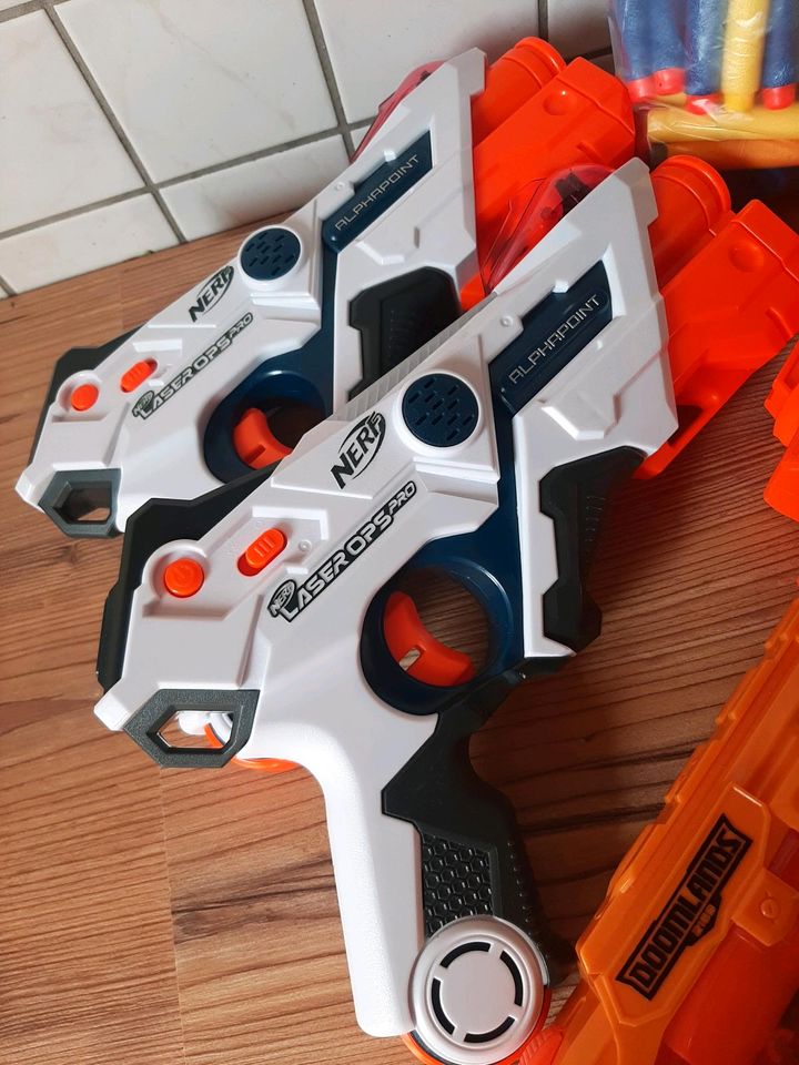 Nerf Set 7teilig plus Munition in Brüggen