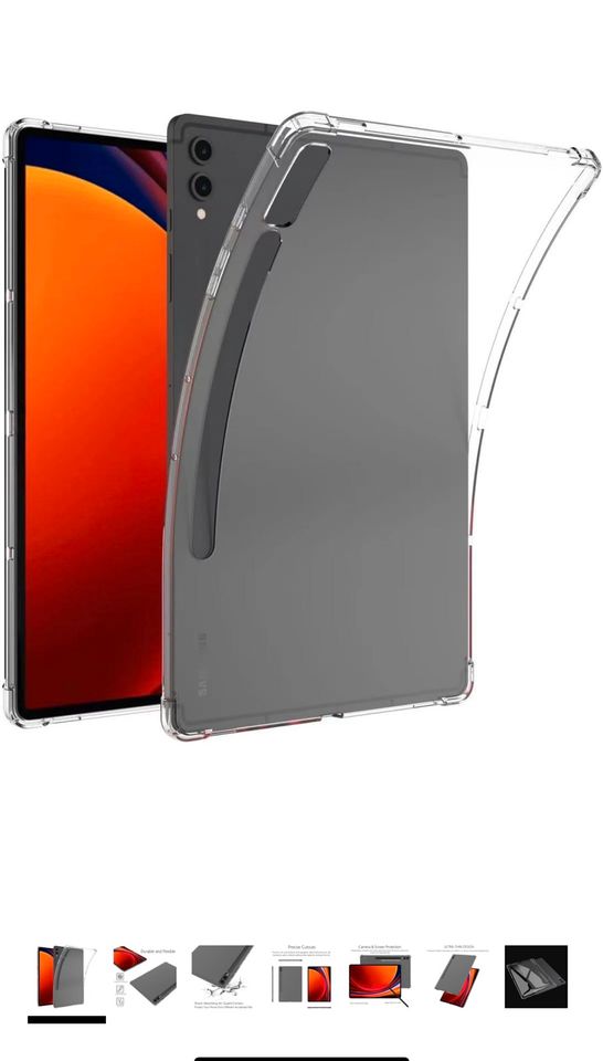 Clear Case  Samsung Galaxy Tab S9 Plus (neu + OVP) in Geldern