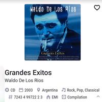 Grandes Exitos  Waldo De Los Rios  CD Nordrhein-Westfalen - Bottrop Vorschau