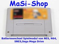 Batteriewechsel für  NES, N64, SNES,Sega Mega Drive Spiele Nordrhein-Westfalen - Remscheid Vorschau