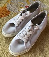 Sommerschuhe Stoff weiß Größe 37 Niedersachsen - Lachendorf Vorschau
