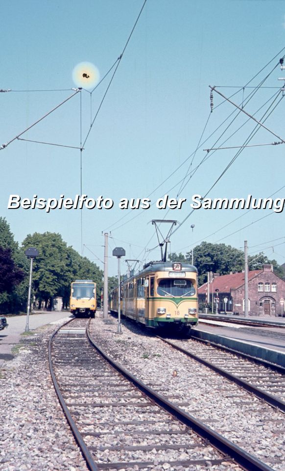 Konvolut  an Eisenbahn Farb Dias, Albtalbahn Ettlingen, 1987 in Brühl