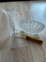 Bleikristall Set Schale oval Vase 20 cm wie neu Stern Zacken 80er Rostock - Stadtmitte Vorschau