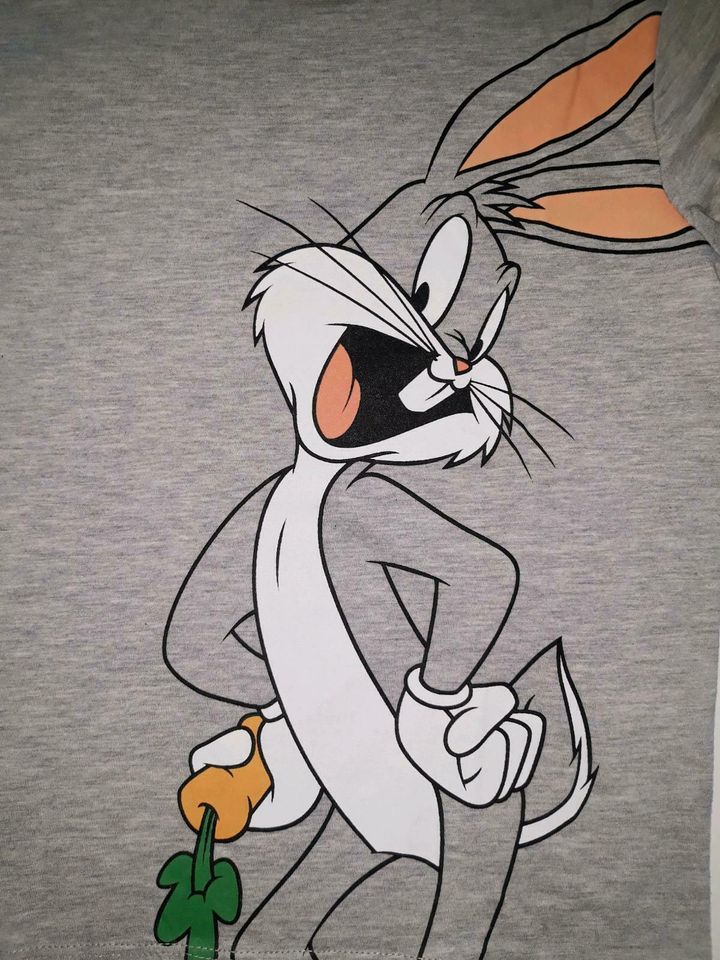 ⭐ NEU Langarmshirt Longsleeve LA-Shirt Bugs Bunny grau H&M in Dresden