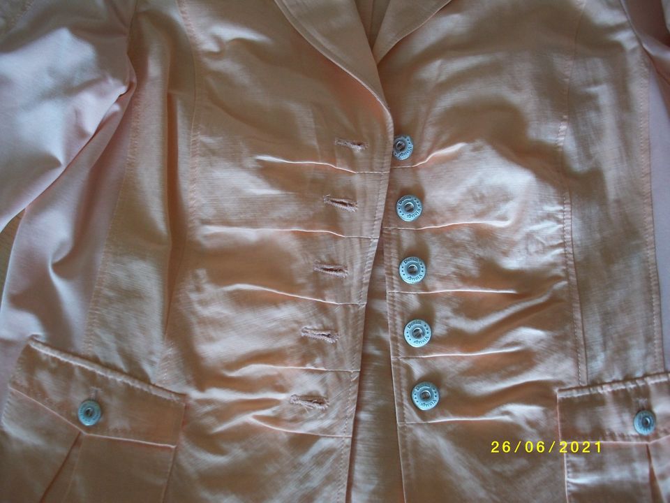 Apanage Jacke Blazer Kurzjacke Apricot Gr. 42 in Remscheid