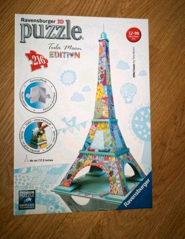 Ravensburger 3D Puzzle Eiffelturm Eiffel Tower by Tula Moon in Minden