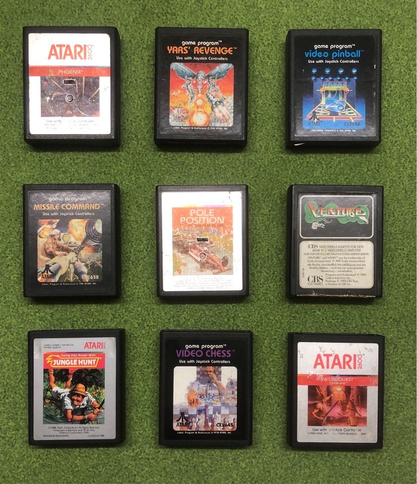44 Spiele Module ATARI 2600 Spielesammlung Konvolut Sammlung in Essen