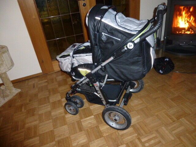 Kinderwagen HARTAN Racer Plus Trend Pistazie-schwarz in Wipperfürth