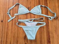 Bikini hellblau shein Gr. S Neu mit Band um Bauch Hessen - Flieden Vorschau