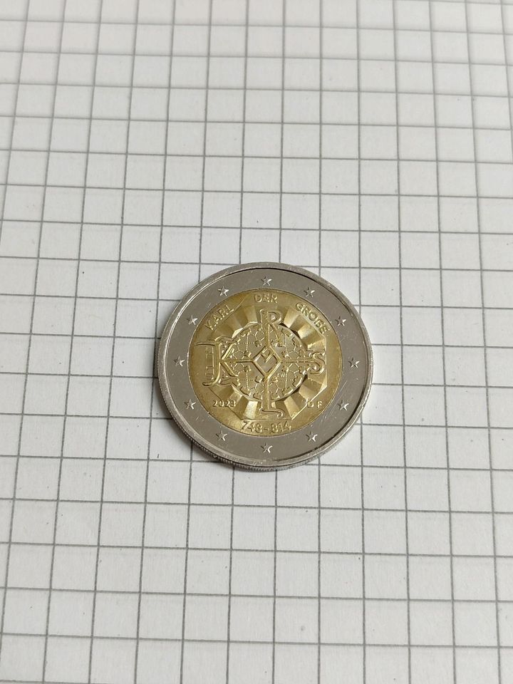 2 Euro Münze Karl der große in Erfurt