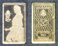 Goldbarren 1/100 oz / Unze - Au 999,9  Motiv Kaiserin 'Sisi' Nordrhein-Westfalen - Leverkusen Vorschau