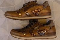 Tamaris Sneaker in beige/braun/gold in Gr. 37 (ca. 24 cm) Kr. München - Unterschleißheim Vorschau