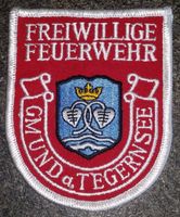 Aufnäher Patch Ärmelabzeichen FFW Freiwillige Feuerwehr Gmund Bayern - Gmund Vorschau