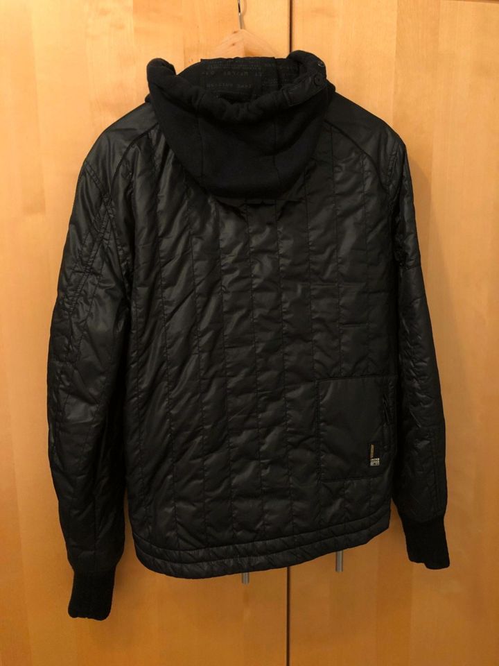 Jack & Jones Jacke Hoody Kapuzenjacke Herren schwarz Gr. M in Laudenbach