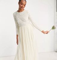 Kleid - Pailliettenkleid - Größe 42 - Hochzeit - Standesamt Berlin - Spandau Vorschau