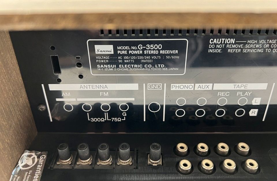 Sansui G-3500 Pure Power Stereo Receiver Audio Empfänger Vintage in Berlin