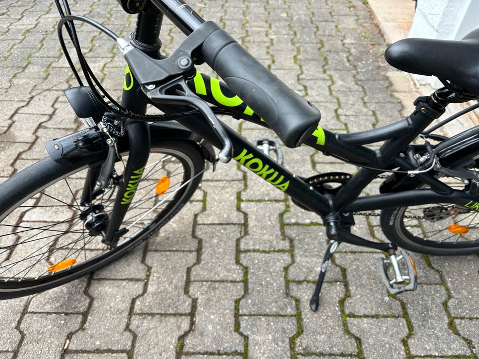 KOKUA  Fahrrad LiketoBike 24, schwarz/grün in Baldham