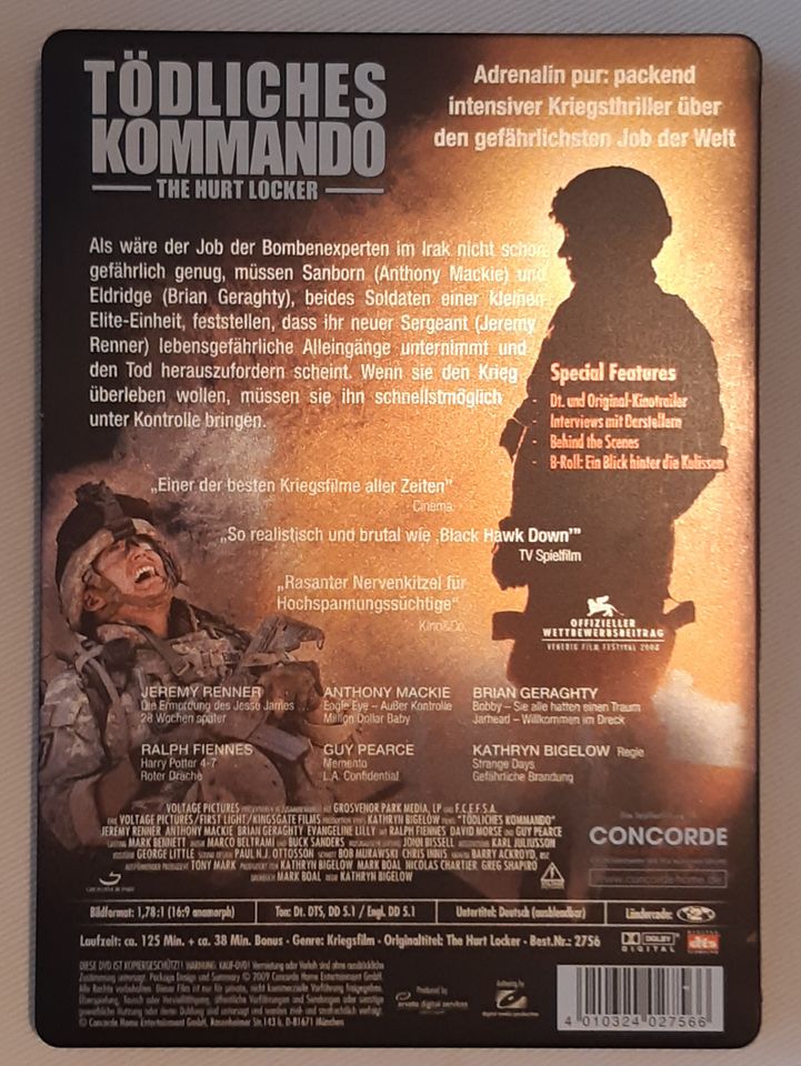 DVD "Tödliches Kommando - The Hurt Locker" in Ratingen