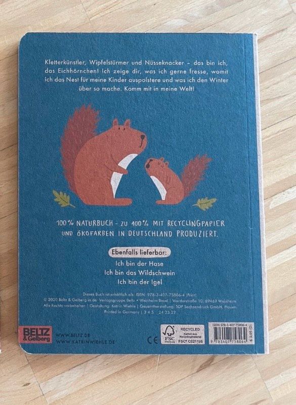 Kinderbuch „Ich bin das Eichhörnchen“ in Siebeldingen