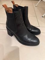 Schwarze Damen Stiefeletten mit Absatz Stuttgart - Stuttgart-Nord Vorschau