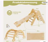 Montessori Kletterdreieck Wippe Leiter Rutsche Klettergerüst Bayern - Markt Schwaben Vorschau