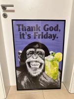 Poster eingerahmt - Schimpanse- thank God, it‘s Friday Nordrhein-Westfalen - Rheda-Wiedenbrück Vorschau