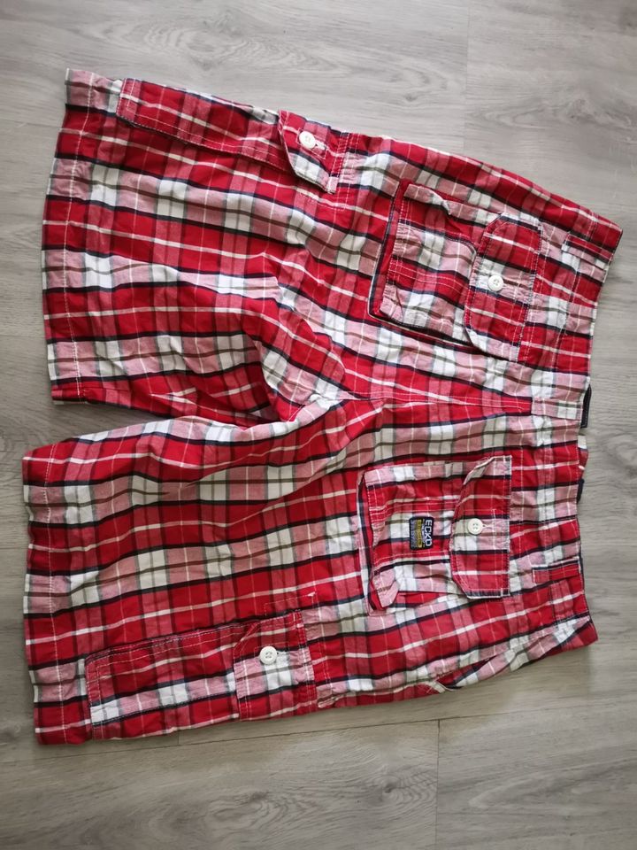 Ecko Unltd. Bermuda Shorts Cargo Kurze Hose Sommer Größe 36 Rot in Reichertshofen