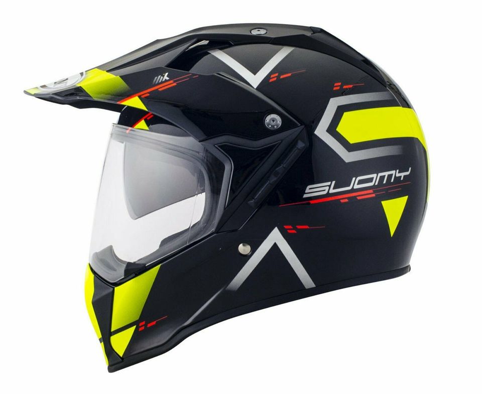 Suomy MX Tourer Helm, schwarz-gelb, Größe XL 61/62 in Weilheim