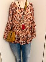 Tunika Boho Style M florales Muster bunt Ibiza Festival Kreis Pinneberg - Wedel Vorschau