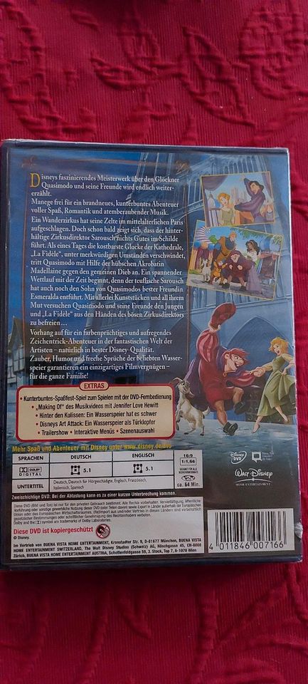 Disney DVD NEU Der Glöckner von Notre Dame 2 in Pfarrkirchen