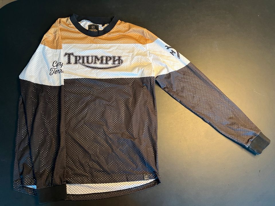 BSMC X TRIUMPH RACE TRIKOT SHIRT - GOLD - Medium in Dresden