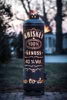 Whiskey Garten Feuer Feuerstelle Gasflasche Whisky Ofen *329€ Niedersachsen - Heemsen Vorschau