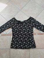 Schwarzes 3/4-Shirt mit Blumenmuster, Größe L, NEU! Baden-Württemberg - Pfullendorf Vorschau