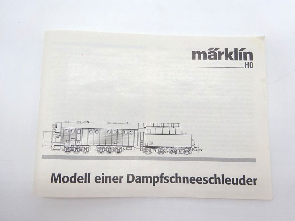 ⭐ Märklin H0 49963, DRG Dampfschneeschleuder, fx + Sound, TOP ⭐ in Wentorf bei Sandesneben