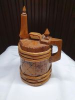 Bierkrug Bierhumpen aus Holz 31cm hoch als Deko Baden-Württemberg - Wernau Vorschau