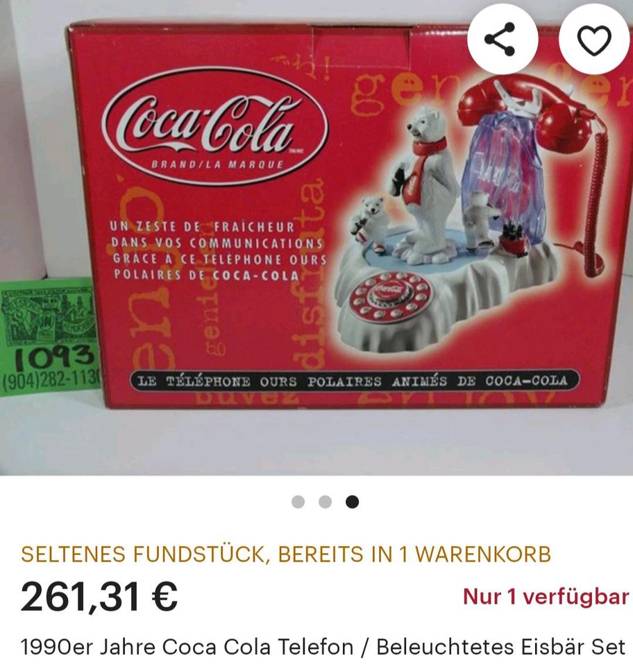 Coca Cola Telefon in Löwenberger Land-Grüneberg
