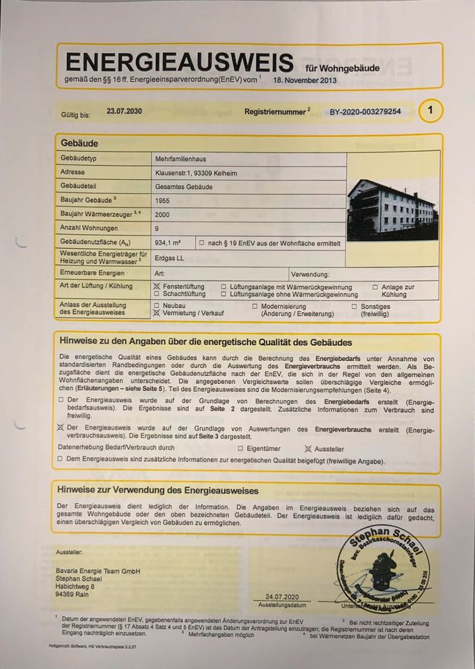 MFH mit 700qm Wfl. - 9 Wohnungen - voll vermietet in Kelheim