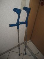 Krücken Gehilfe Unterarm-Gehstütze 120kg Höhenverstellbar blau Rheinland-Pfalz - Birkenheide Vorschau