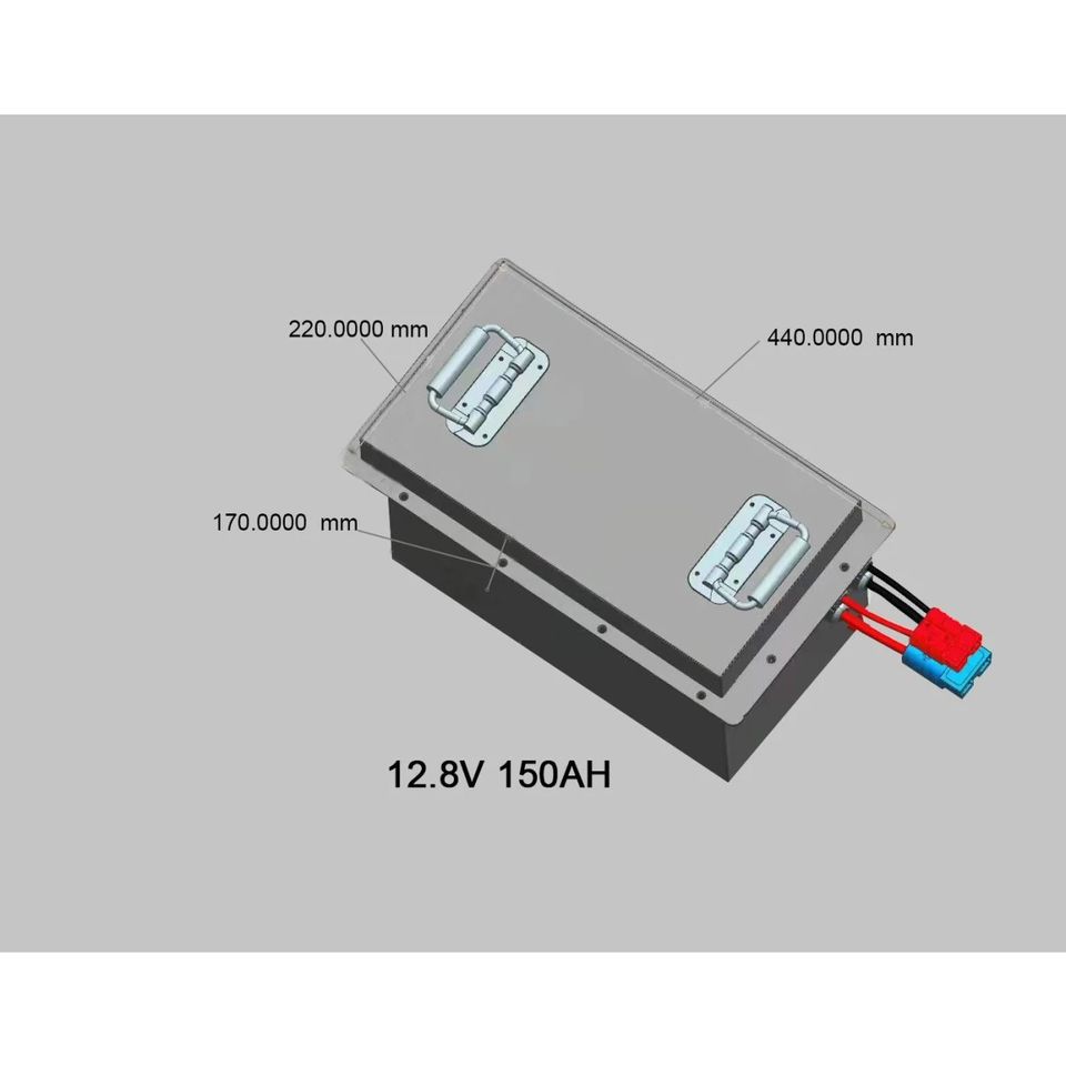 LiFePO4 12V 150Ah Lithium-Eisen-Phosphat Batterie für Camping Boot Solar Caravan Wohnwagen in Fuldabrück