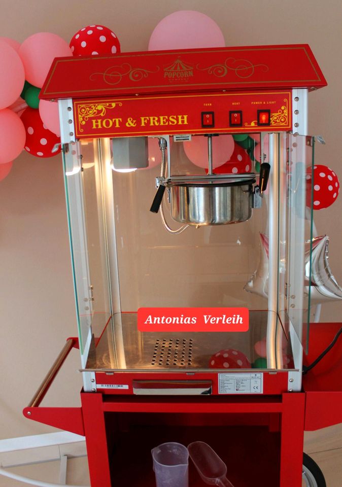 Zuckerwattemaschine/Popcornmaschiene mieten. in Greven