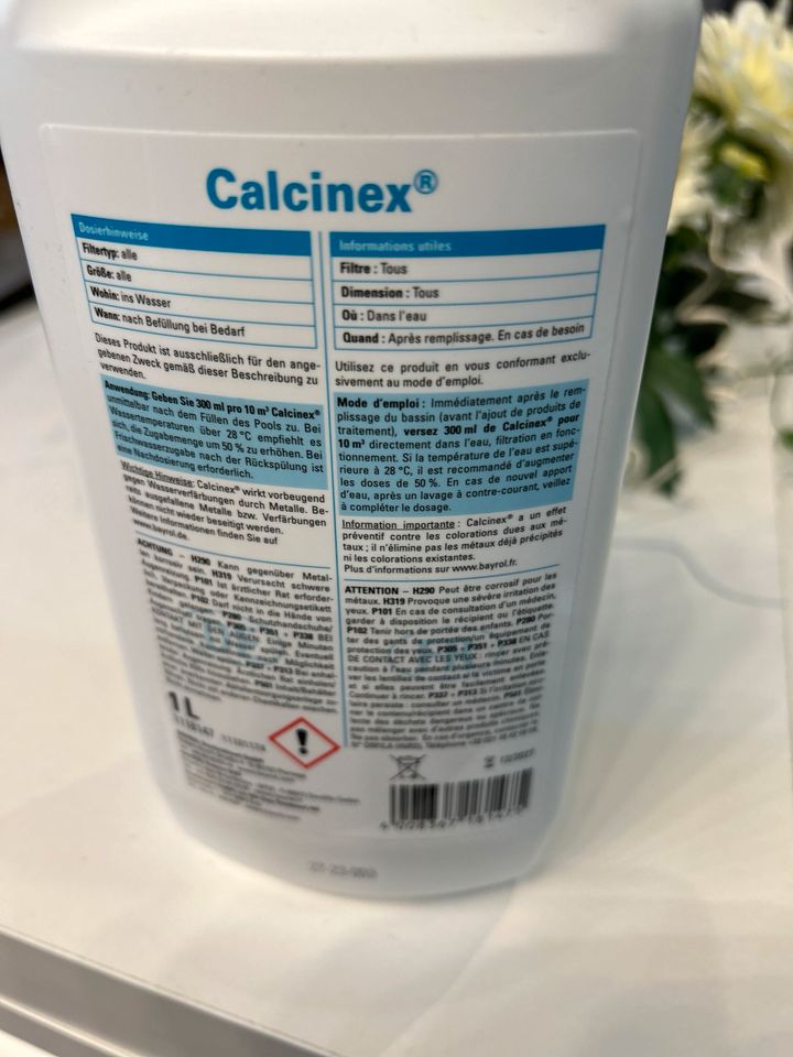 Pool BAYROL 1118147 Calcinex 1L - spezielles Flüssigmittel  Kalk in Schwalmstadt