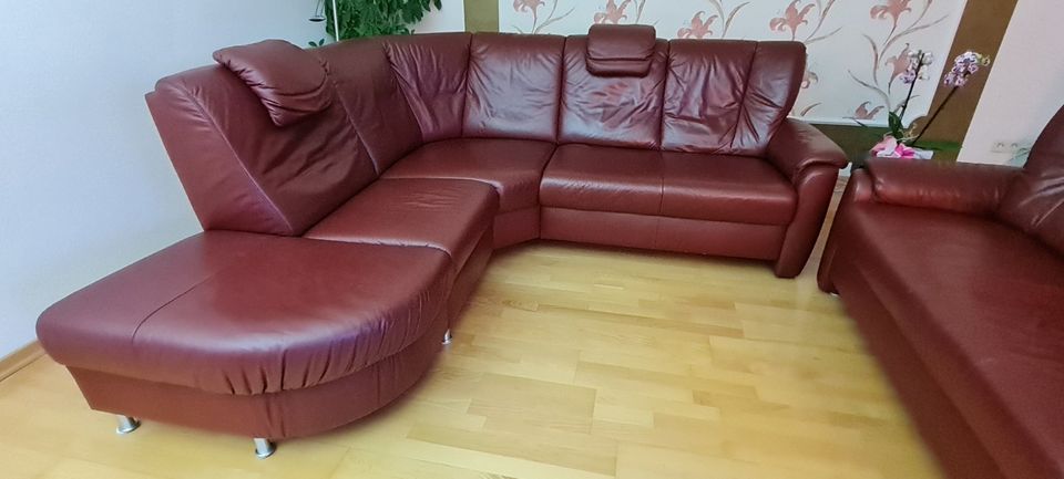Couch / Sofa - Leder in Spay