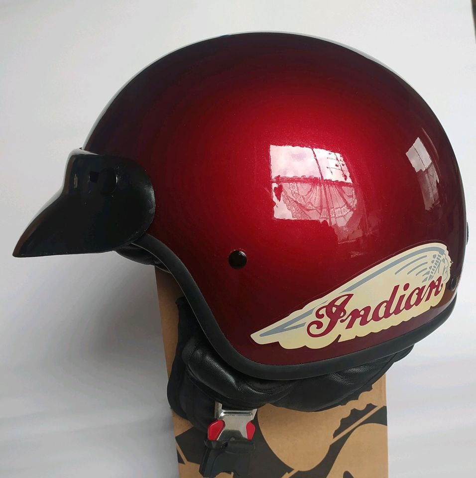 INDIAN POLICE HELM JETHELM MOTORRAD Biker Chopper Helm in  Nordrhein-Westfalen - Lichtenau | Motorradteile & Zubehör | eBay  Kleinanzeigen ist jetzt Kleinanzeigen