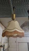 Vintage Stofflampe Deckenlampe Lampenschirm mit Fransen Leipzig - Grünau-Siedlung Vorschau