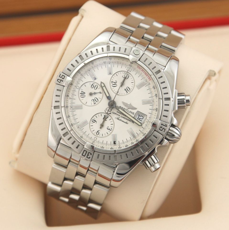 Breitling Chronomat Evolution 44mm Stahl Ref: A13356 Full Set in Rheine