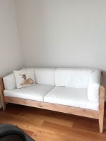 2x Sofa Holz weiß Bayern - Würzburg Vorschau