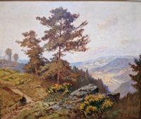 Gemälde Clemens Prüssen 1888-1966 Eifellandschaft Bonn - Tannenbusch Vorschau