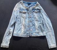 Jeansjacke mit Perlenapplikation Leipzig - Engelsdorf Vorschau