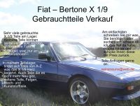 Fiat, Bertone X 1 9, X1-9, X1/9, X19, Gebrauchtteile Verkauf/Kauf Baden-Württemberg - Rielasingen-Worblingen Vorschau