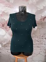 Taifun Damen T-Shirt mit Ziersternen Niedersachsen - Hesel Vorschau